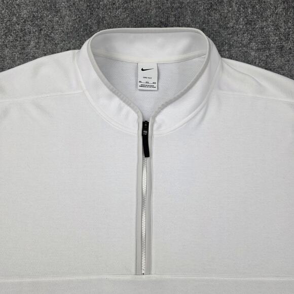 Nike White Quarter-Zip Sweatshirt - Picture 11 of 16